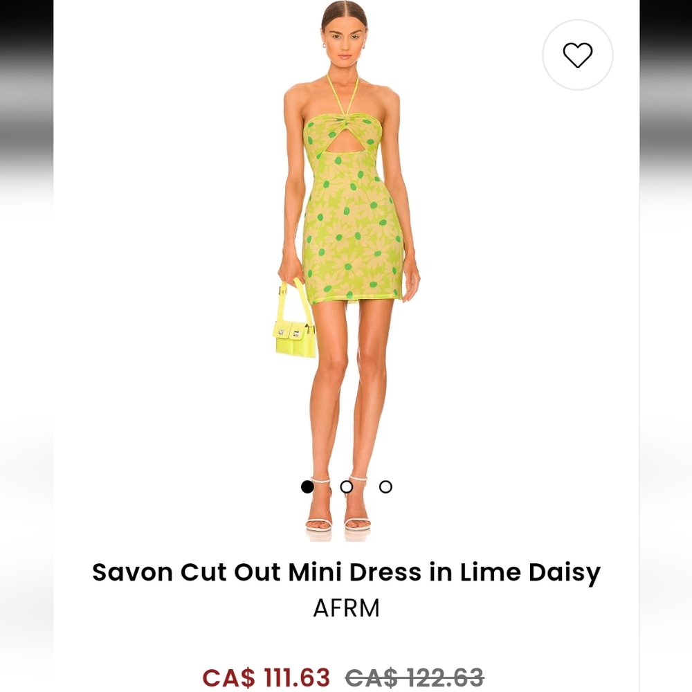 AFRM DRESS NWT